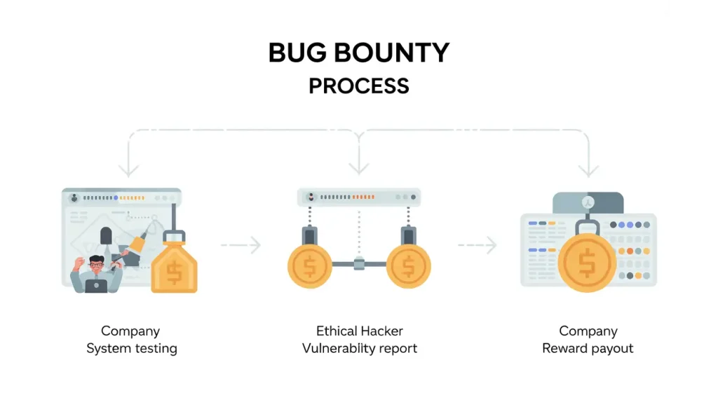 How bug bounty hunting works – hacker reports bug to company and gets reward How bug bounty hunting works – hacker reports bug to company and gets reward