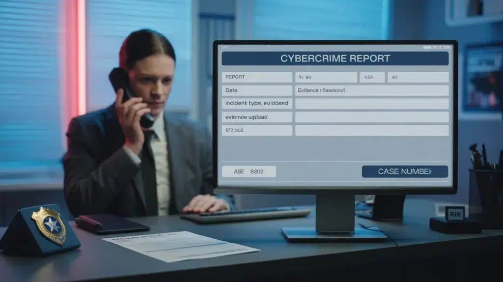 Inform the cops about the attack