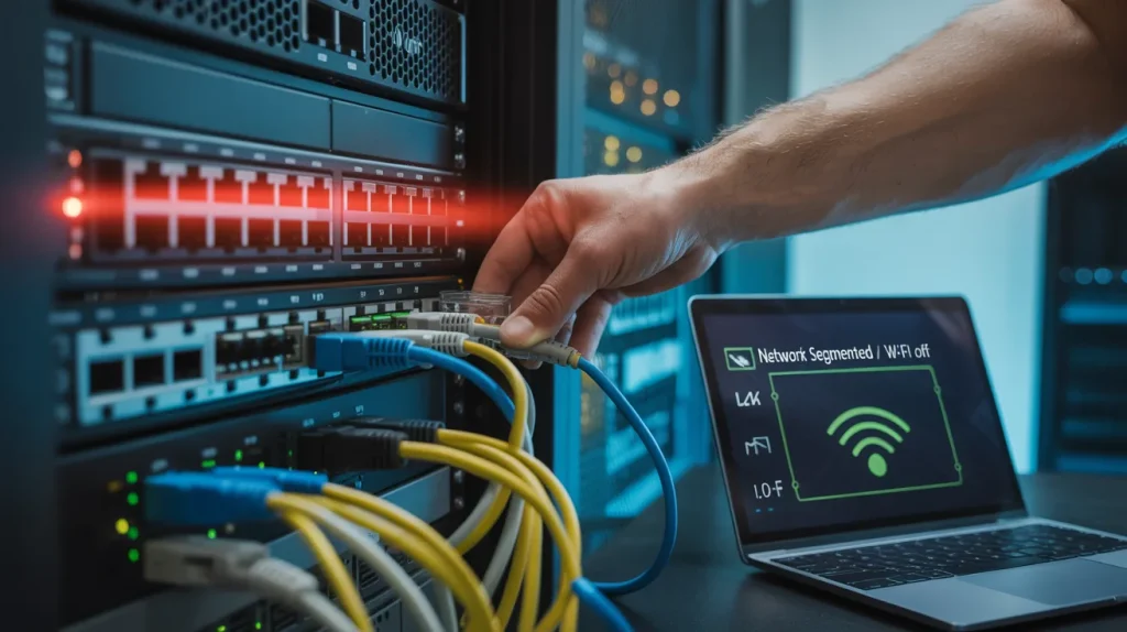 Keep important systems off the network