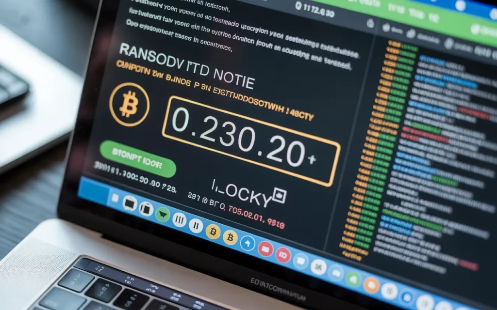 Look at the Ransomware Message or Ransom Note