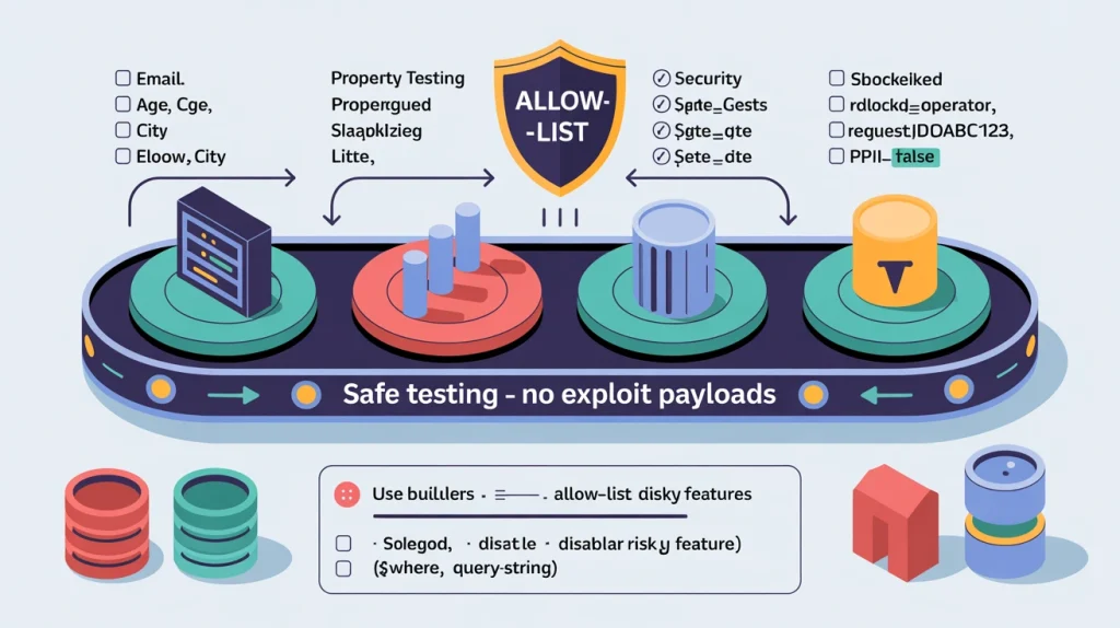 Safe testing workflow (no exploit payloads)