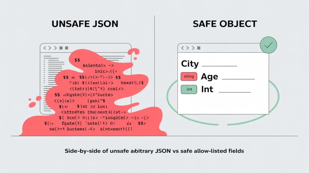 Whitelist fields build queries explicitly