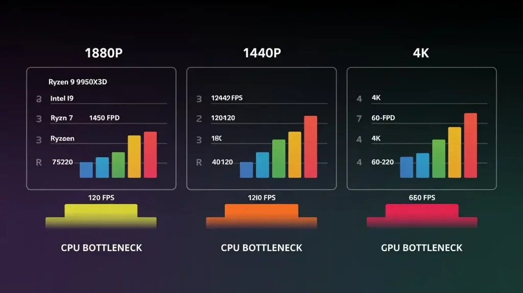 1440p and 4K The GPU Takes the Wheel 1440p and 4K: The GPU Takes the Wheel