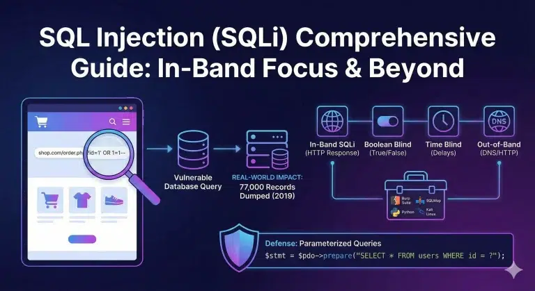 Classic In-Band SQL Injection: Complete Noob-to-Expert Guide
